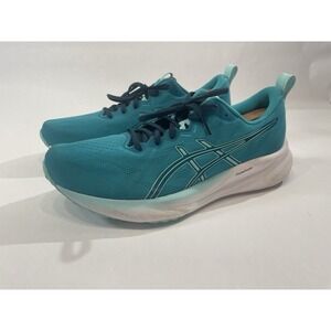 ASICS Gel Pulse 16 Shoes Men size 11.5 Blue Teal Running Sneakers lace up mesh